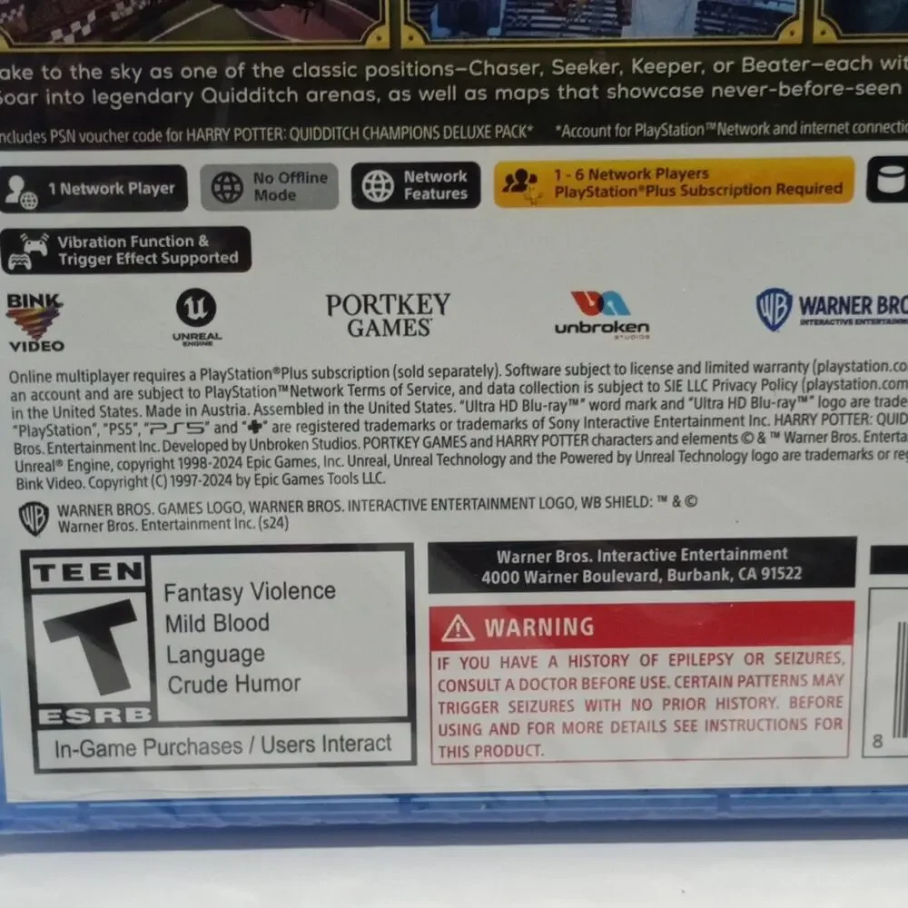 Harry Potter Quidditch Champions Deluxe Edition Playstation 5 PS5‎